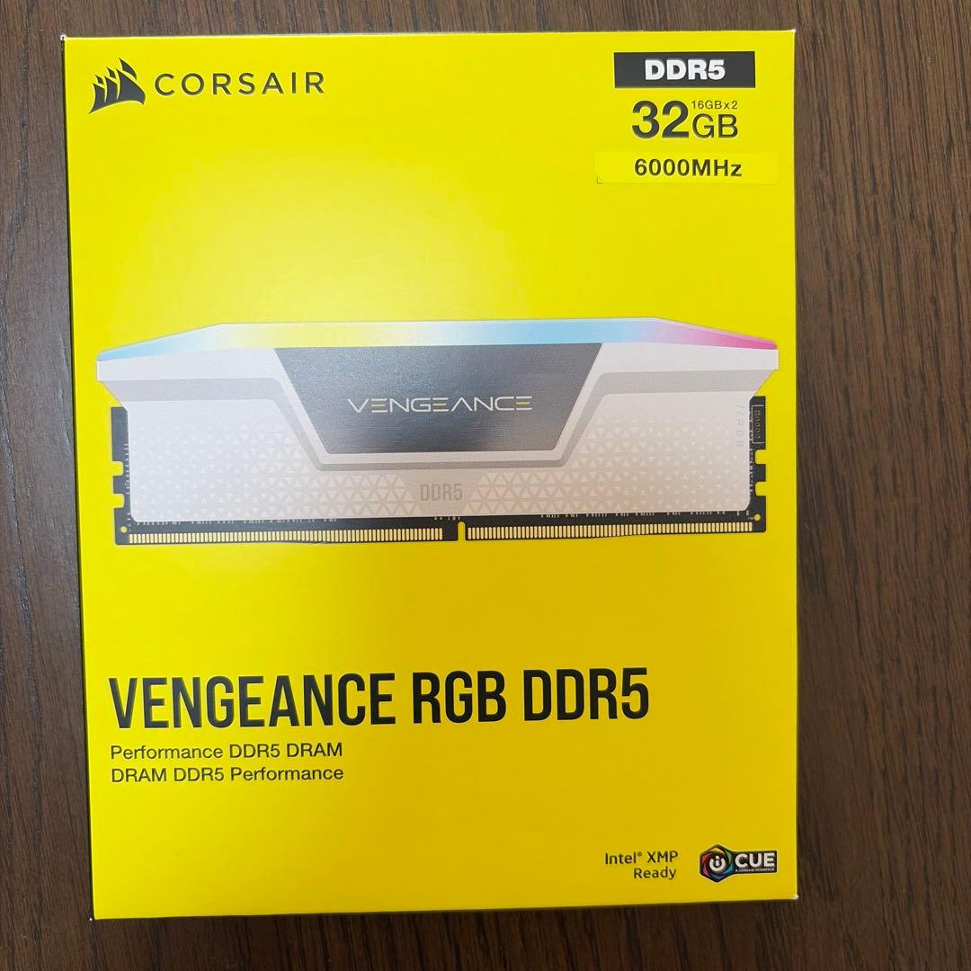 ②CORSAIR VENGEANCE RGB DDR5 32GB 6000MHz