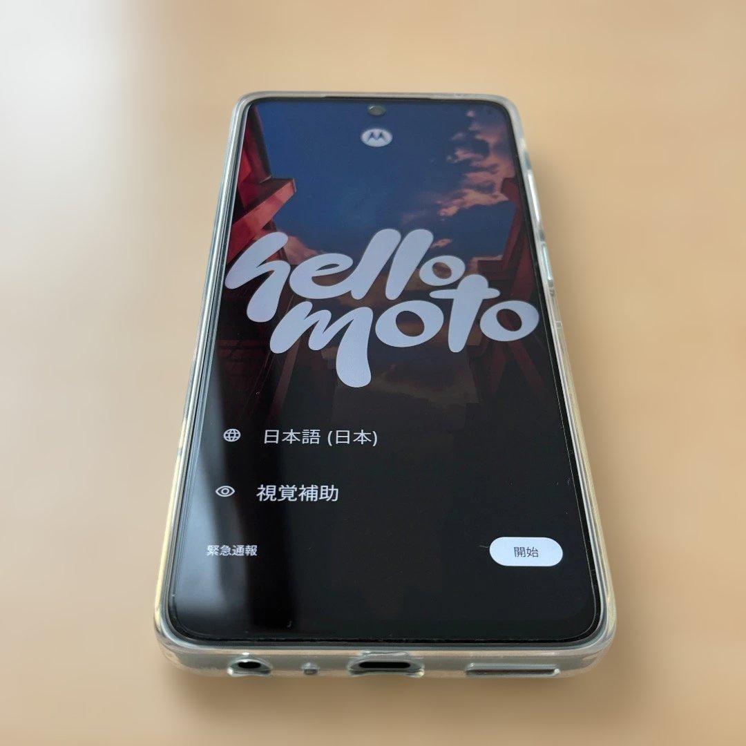 Motorola g66j 5G SIMフリー グレーミスト