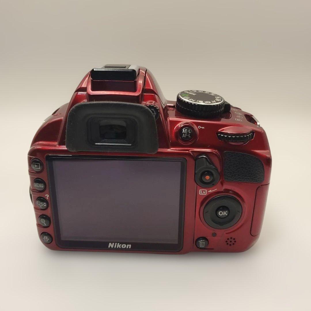 Nikon D3100 デジタルカメラ (RED)