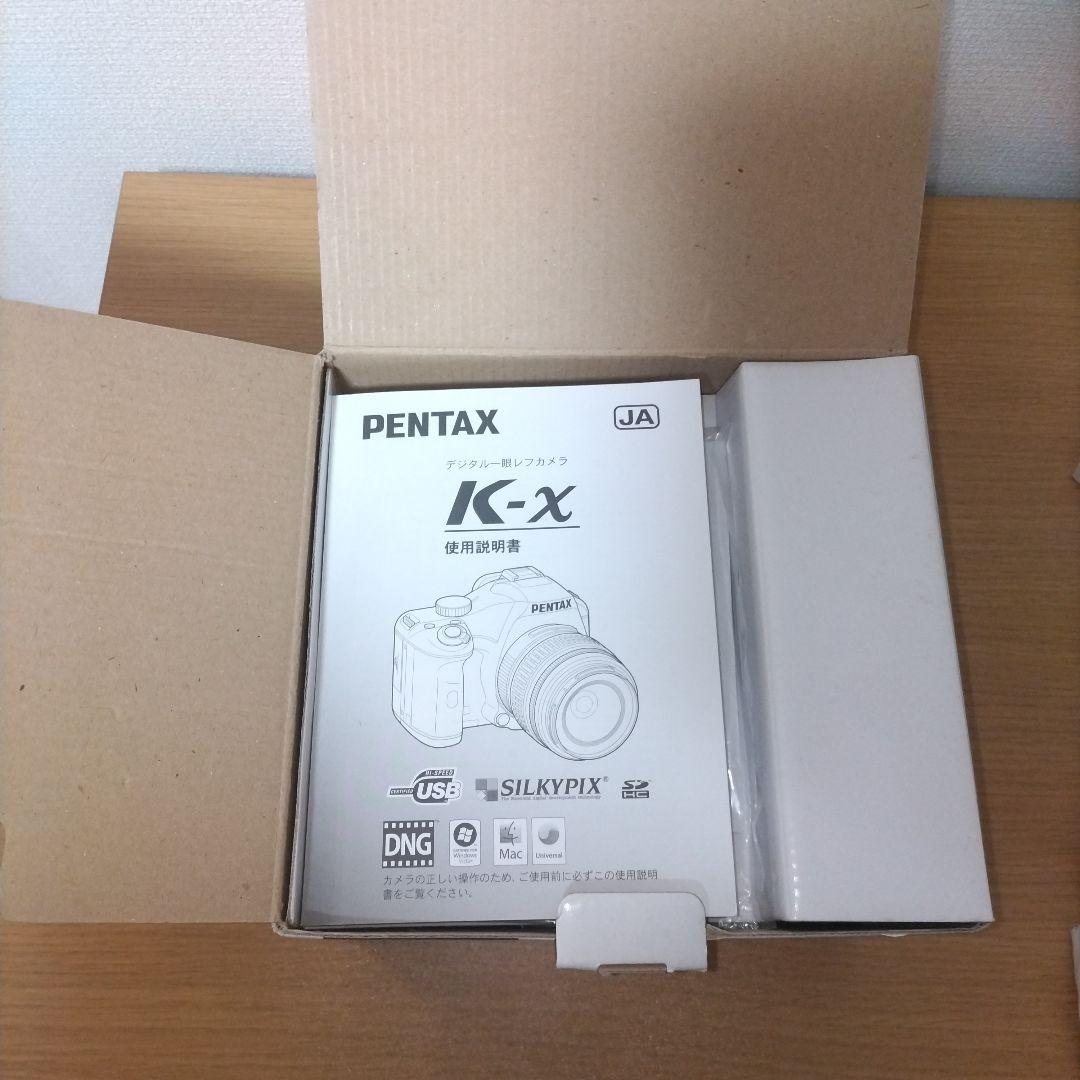 ペンタックス　PENTAX K-x レンズキット　ライトグリーン　単三電池駆動