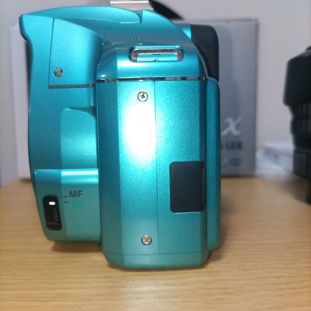 ペンタックス　PENTAX K-x レンズキット　ライトグリーン　単三電池駆動