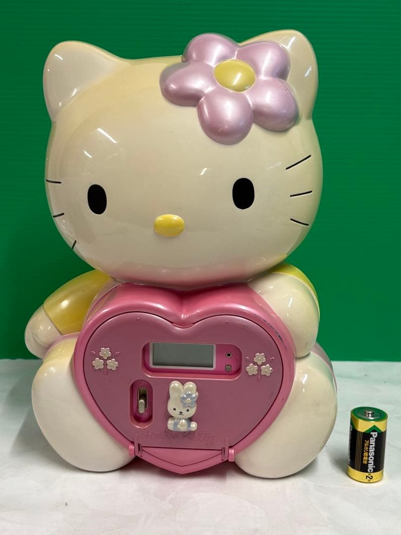 ✨レア✨レトロなでっかいキティーちゃん目覚まし時計【ジャンク】