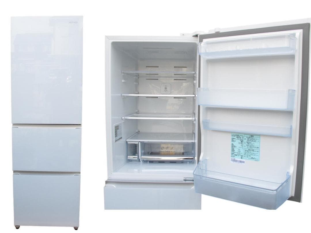 ■超美品■ヤマダ■3ドア冷蔵庫■REFAGE■319L■YRZ-F32K■