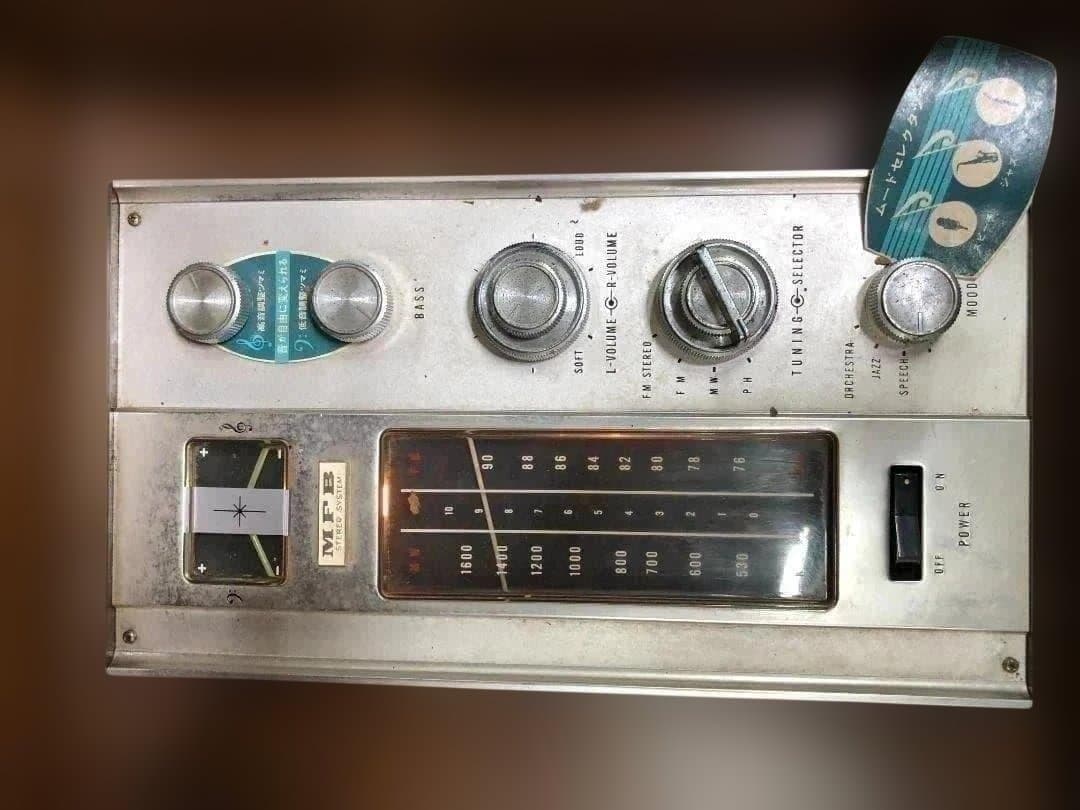 昭和39年 当時 National SE-6500 真空管ラジオ 1223-5