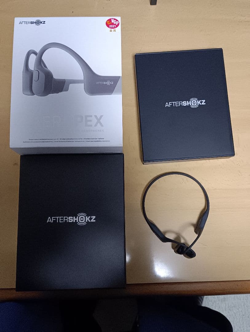 SHOKZ AEROPAX 骨伝導イヤホン グレー