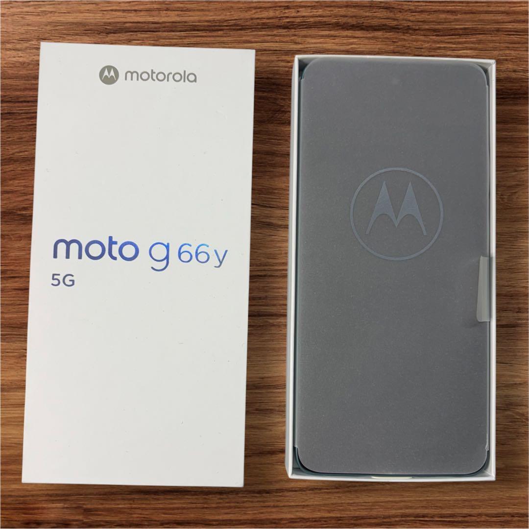 【回線開通のみに使用】moto g 66y 5G 本体 グレーミスト