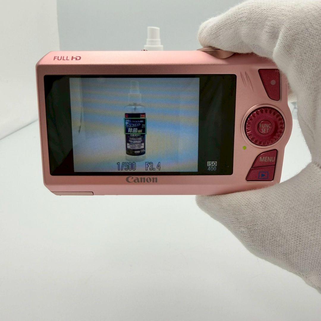 【極美品】Canon IXY 50S コンデジ ピンク 純正ケース付　キャノン