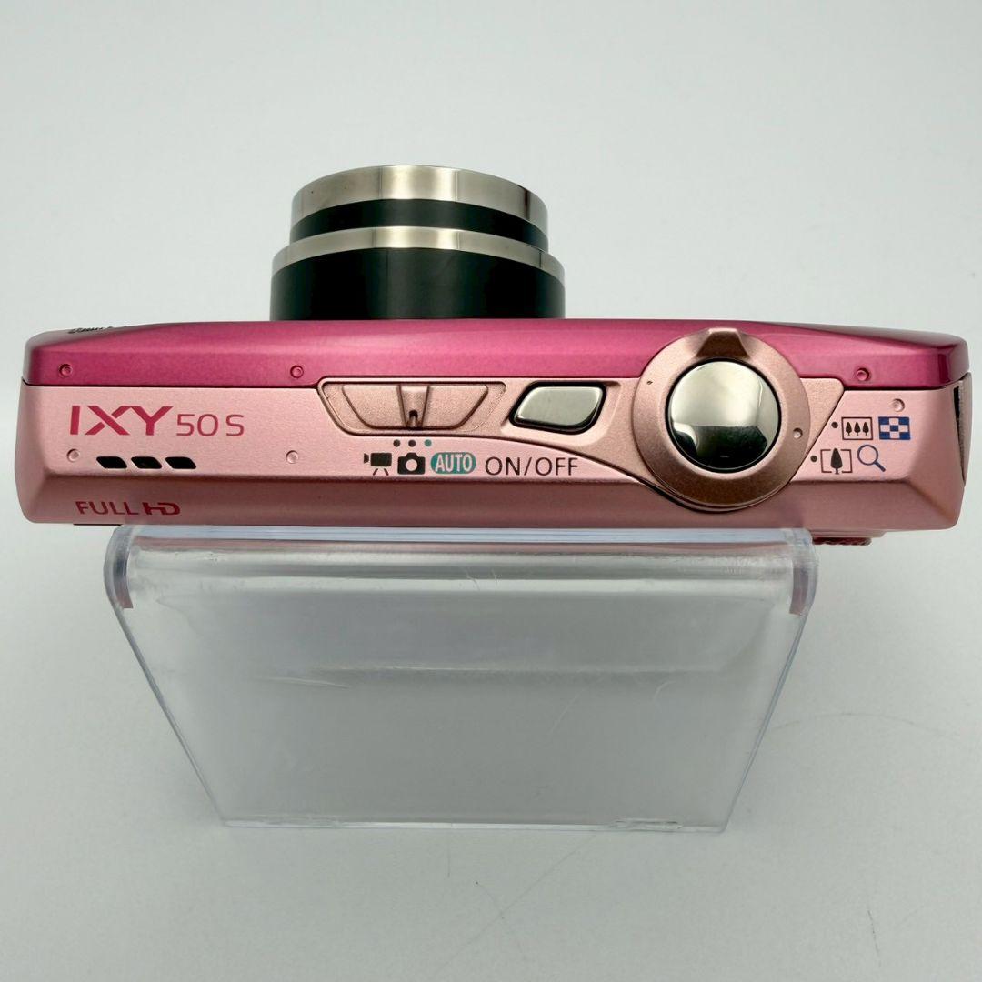 【極美品】Canon IXY 50S コンデジ ピンク 純正ケース付　キャノン