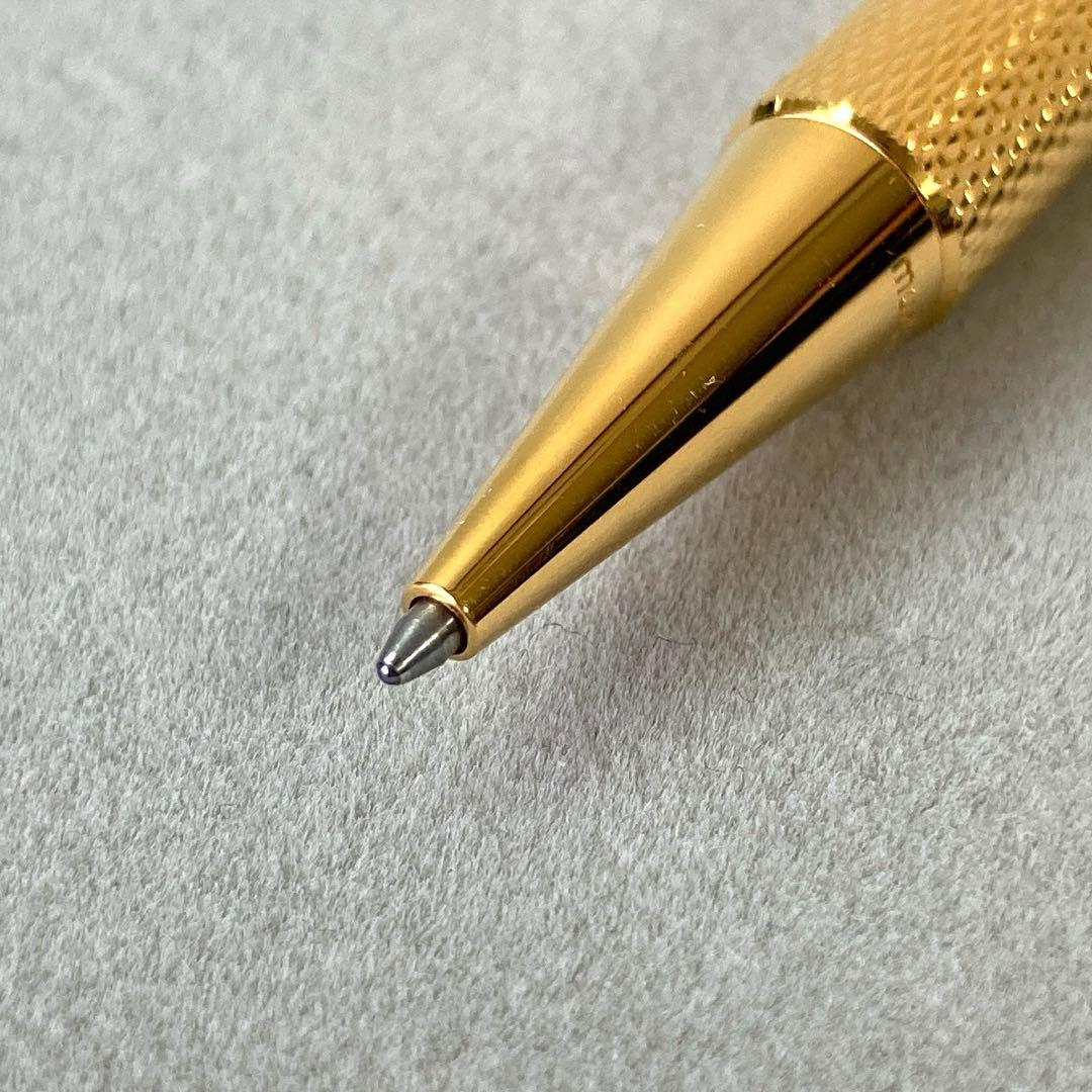 Cartier マストドゥカルティエ グランドルジュ 金メッキ 青インク
