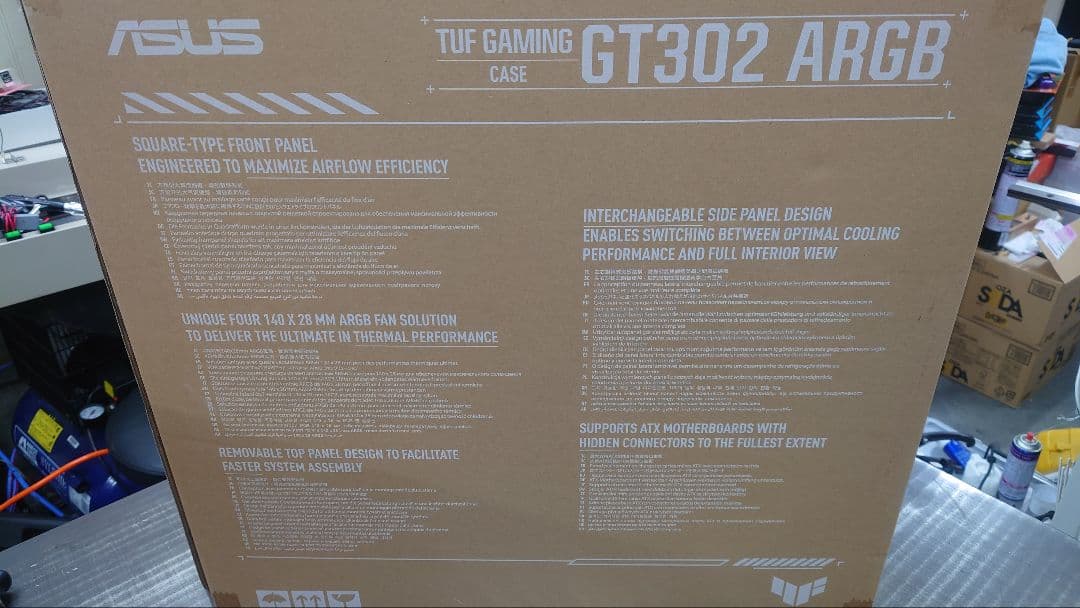 TUF GAMING GT302 ARGB ミドルタワーPCケース