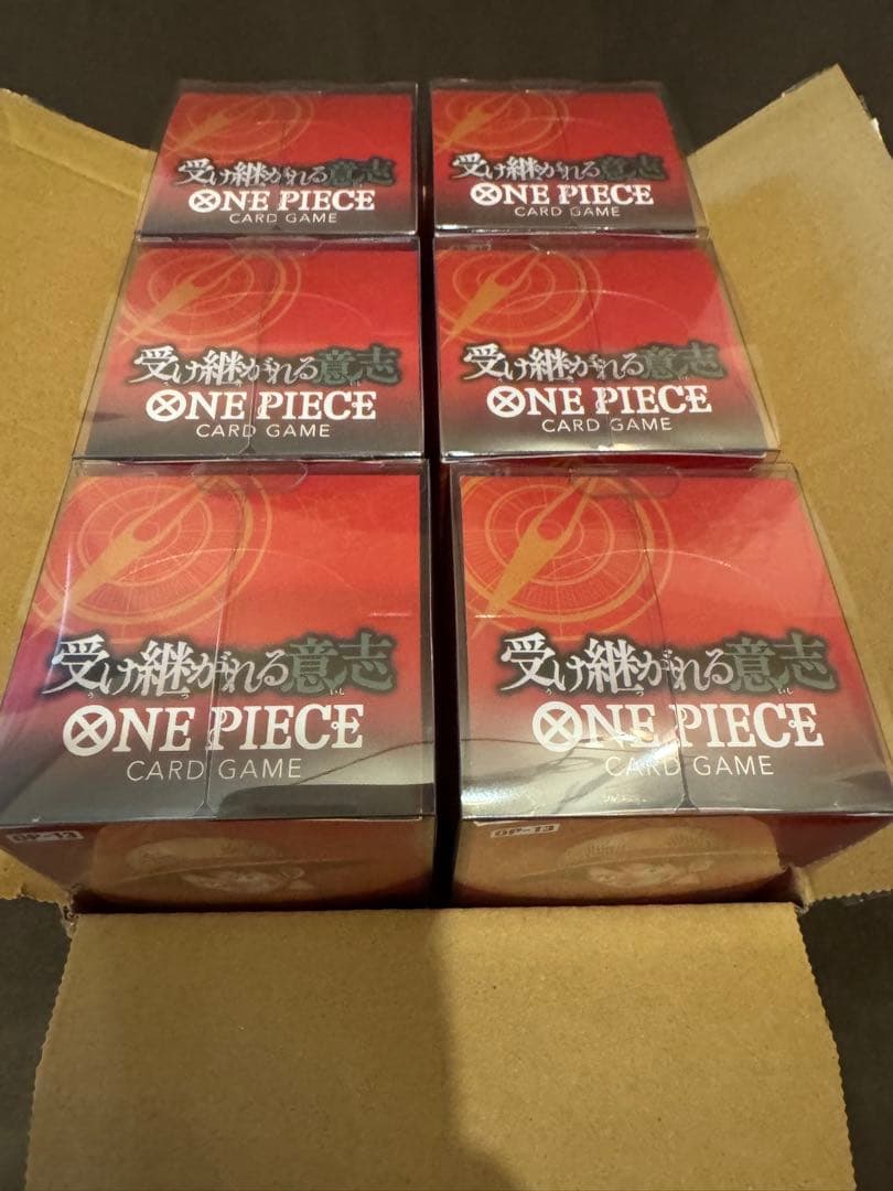 ONE PIECE カードゲーム 受け継がれる意思OP-13 6Boxテープ付き