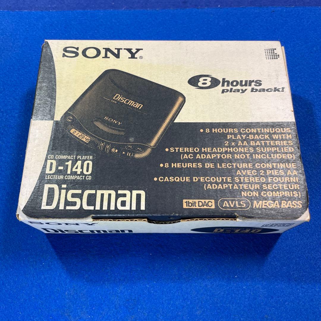 SONY D-140 CDdiscman ポータブルCDプレーヤー　元箱付き