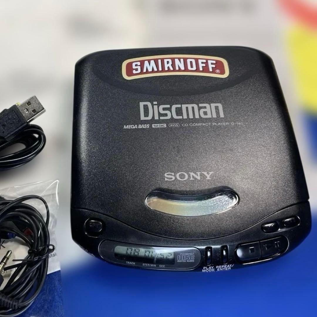 SONY D-140 CDdiscman ポータブルCDプレーヤー　元箱付き