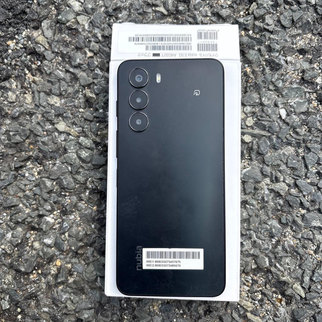 Android nubia S5G A403ZT スマホ 中古 美品 ブラック