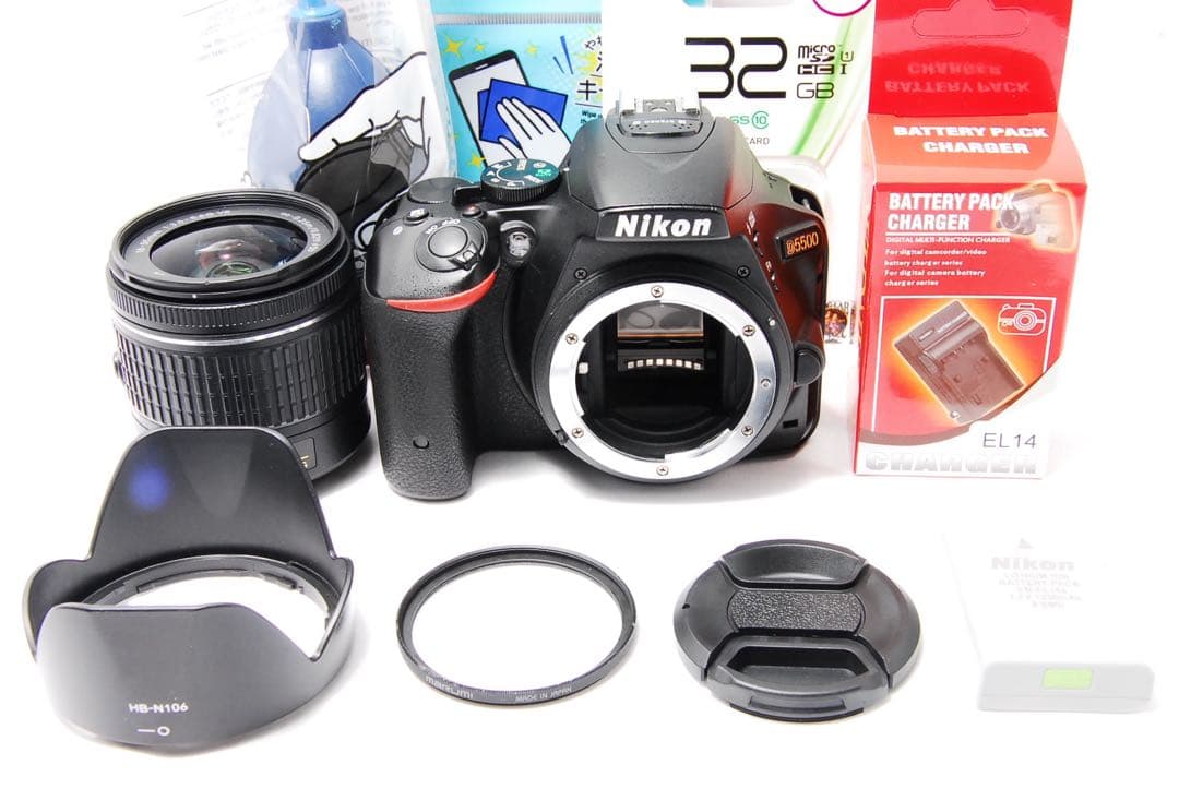 Nikon ニコン D5500 一眼レフ レンズキット Wi-Fi AF-P