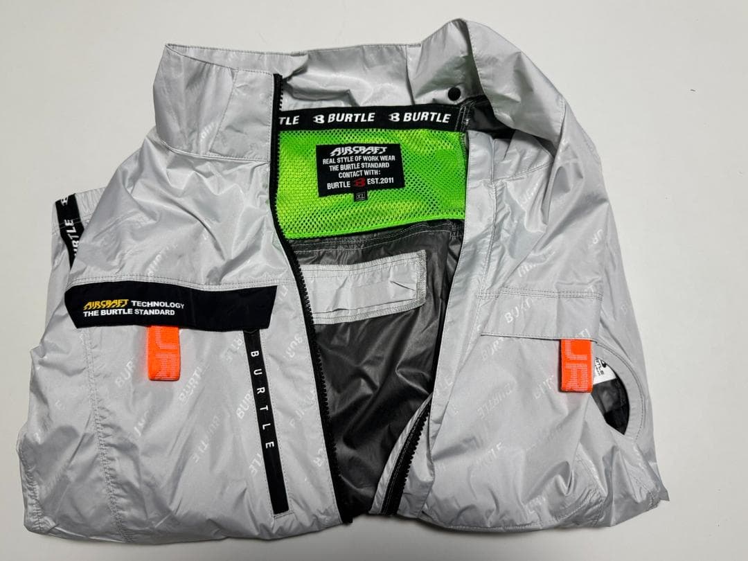 XL バートル AC2024エアークラフト半袖ブルゾンファンバッテリーフルセット