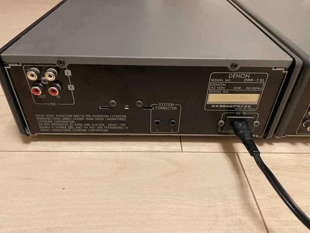 DENON カセットデッキ&MDプレイヤー訳あり