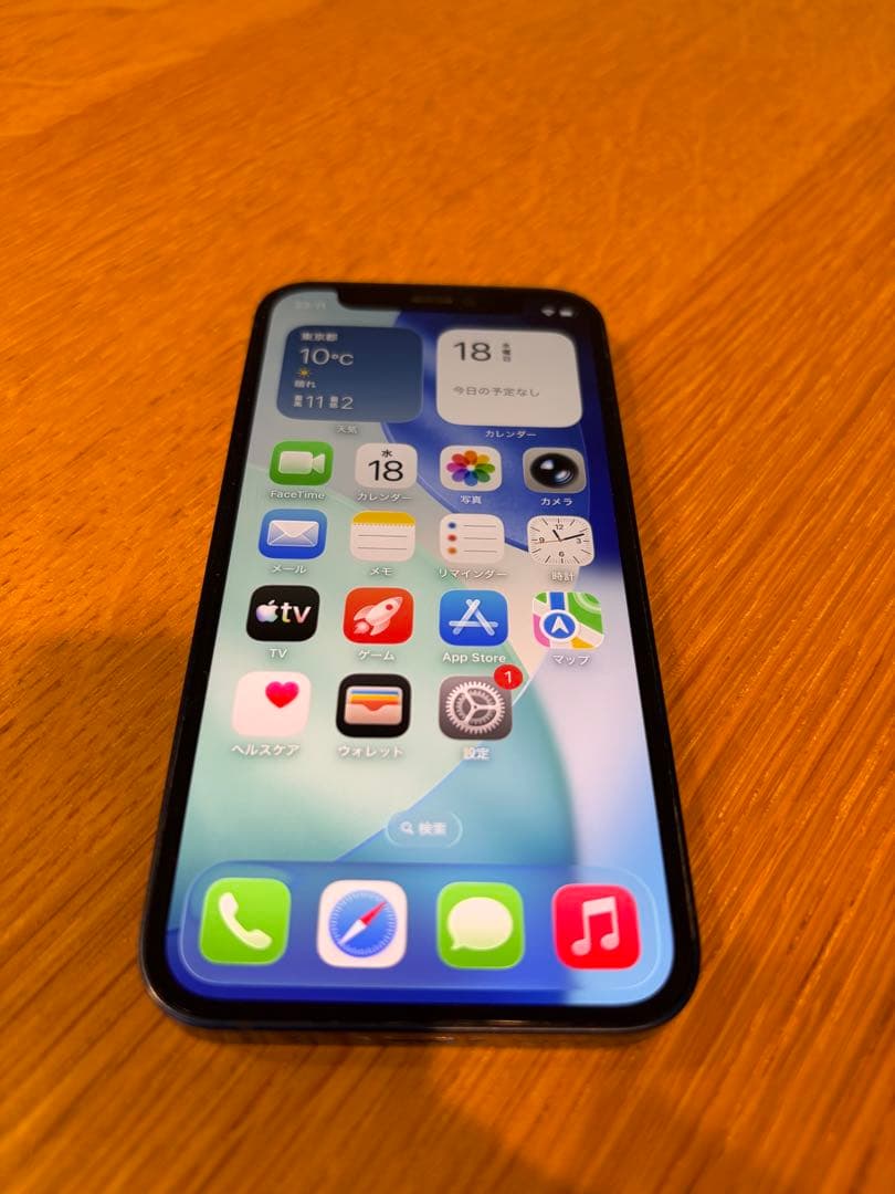 Apple iPhone 12 mini 青　128G 本体 simフリー