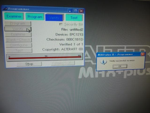 ALTERA EPROMプログラマ PLMJ1213-7000-84-LPセット