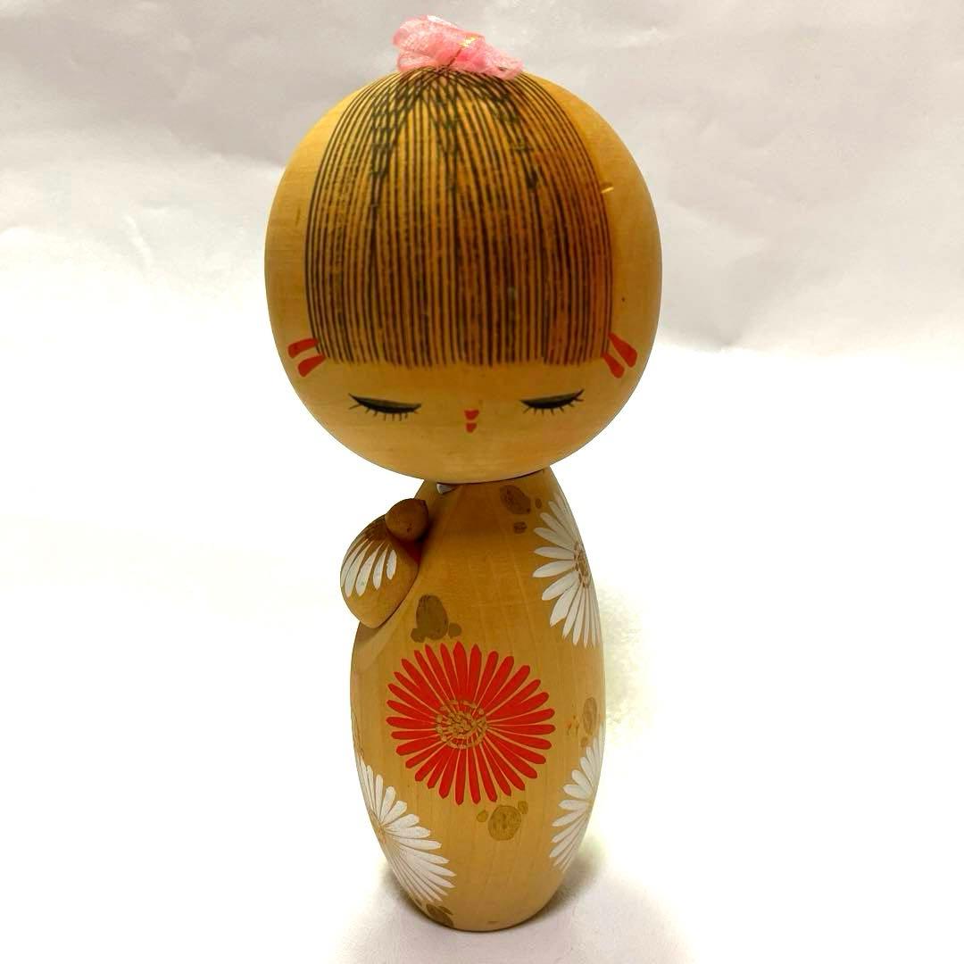 昭和レトロ　美術 こけし 工芸 土産 usaburo JAPAN KOKESHI