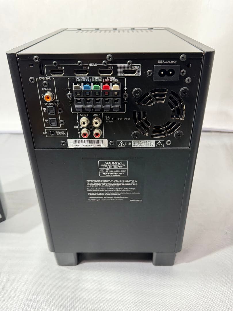 ONKYO オンキョー AVアンプ HTX-22HDX PAW