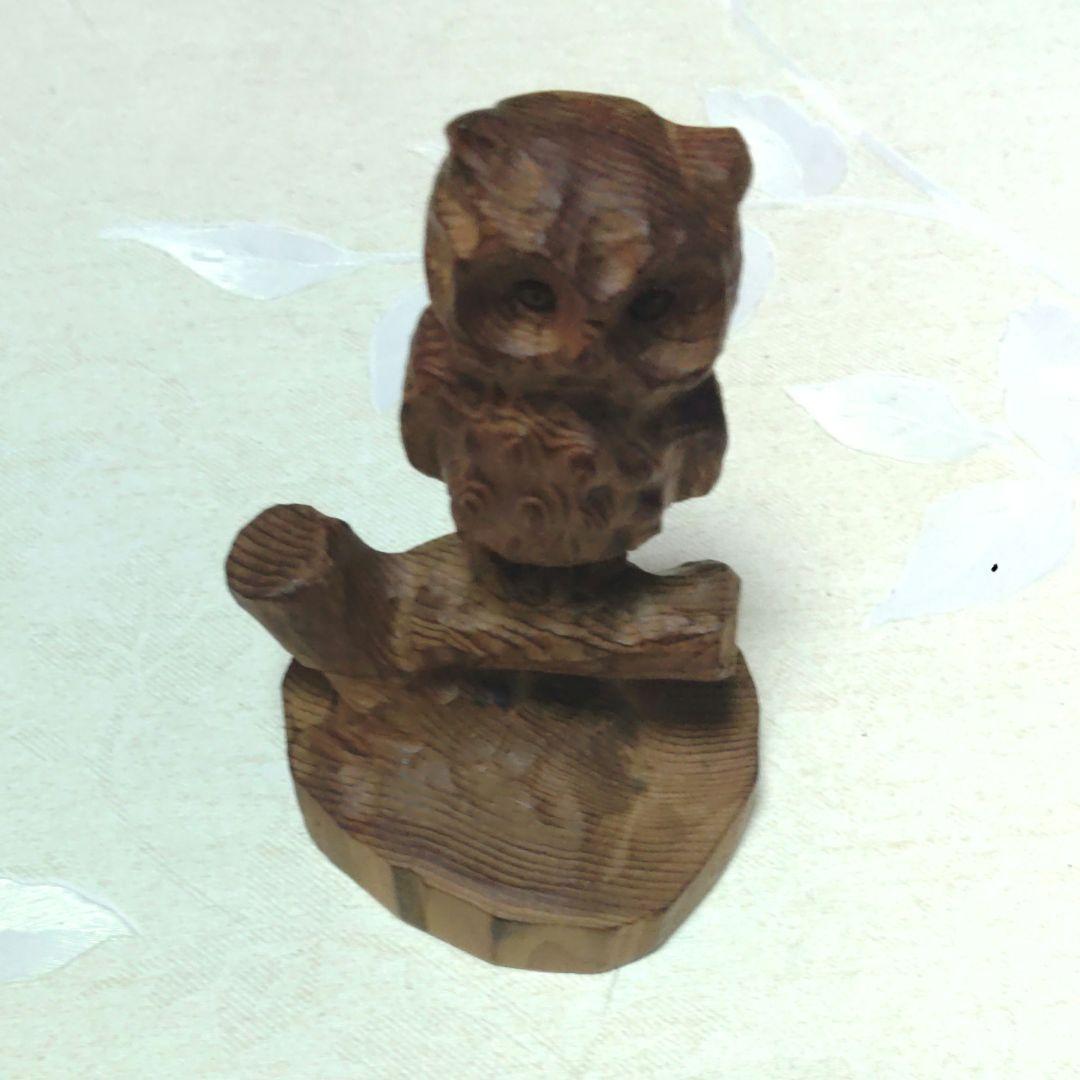 達磨大師　梟　狸　福禄寿　木彫　置物　木製　まとめ販売　アンティーク　ア12