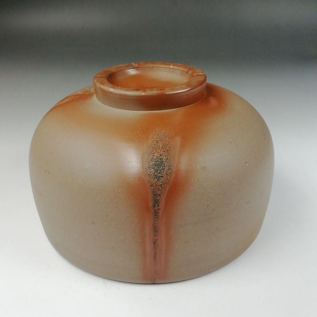 Ｗ２０３　茶碗　『備前　緋襷焼　茶碗』『十四代　木村友敬 作』　共箱　茶道具