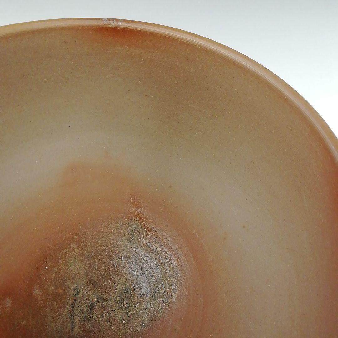 Ｗ２０３　茶碗　『備前　緋襷焼　茶碗』『十四代　木村友敬 作』　共箱　茶道具