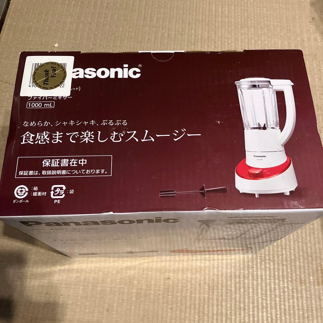 Panasonic MX-X301-R スムージーブレンダー 1000mL