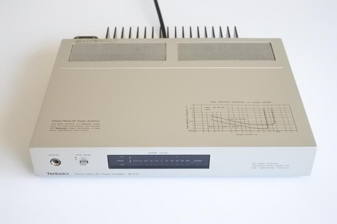 ■Technics SE-C01 パワーアンプ　オーバーホール製品　正常動作品■
