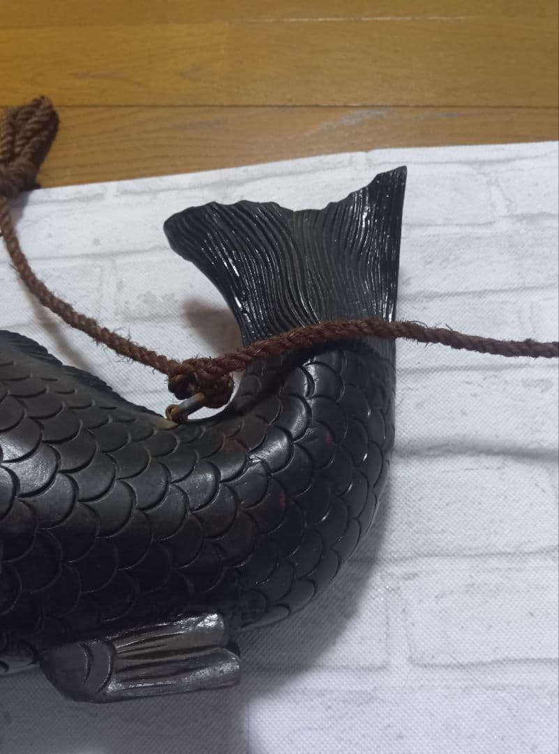 自在鉤 囲炉裏飾り 魚 鯉 骨董 工芸 飾り物