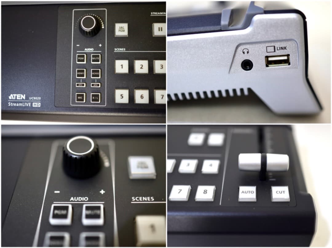ライブ配信用 ATEN ポータブルライブストリーミングAVミキサー UC9020