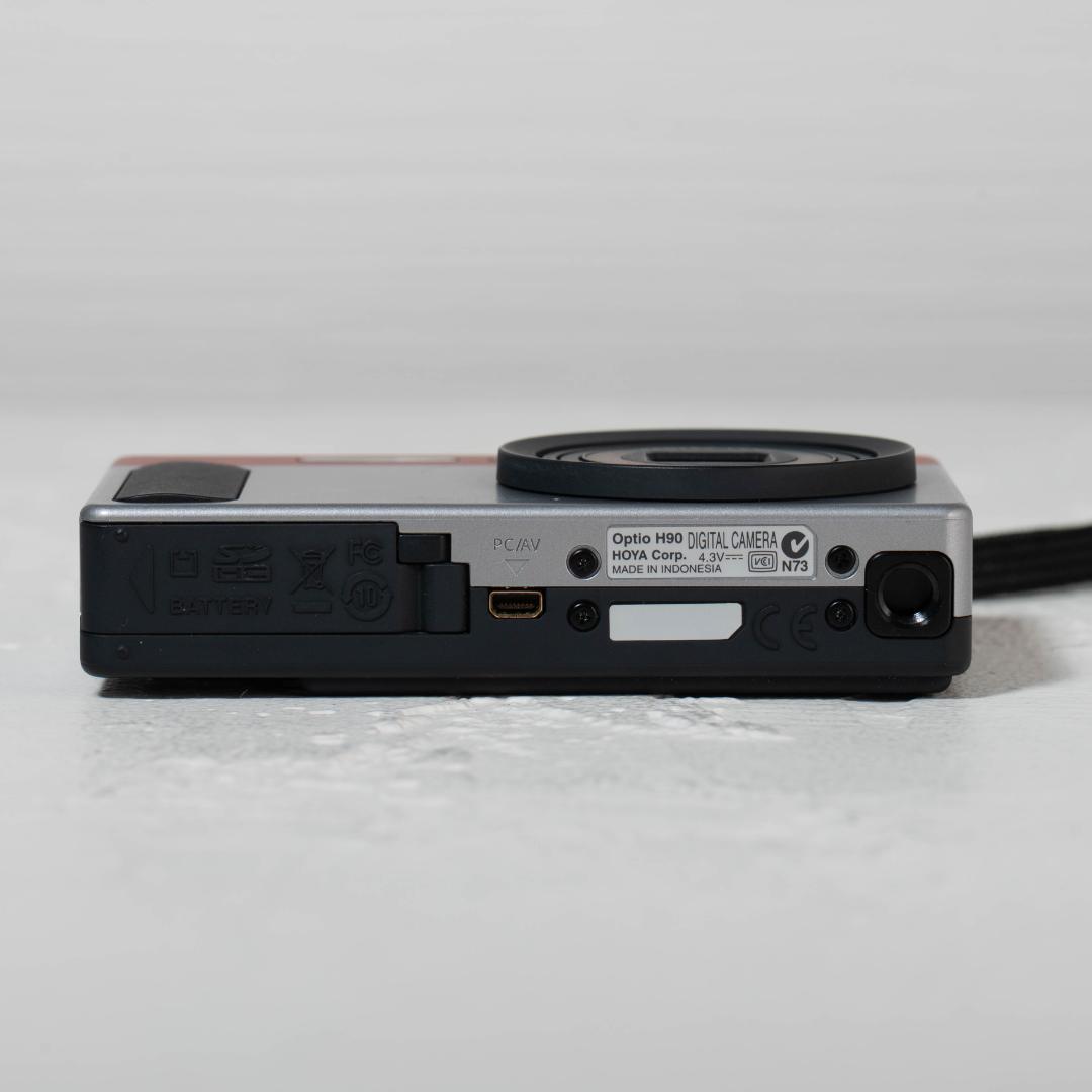 【可愛いすぎるコンデジ】PENTAX optio H90 オレンジ×シルバー