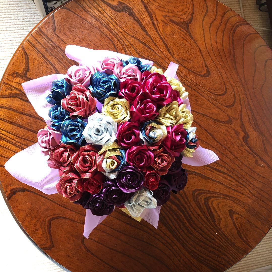 薔薇の造花手作りです。