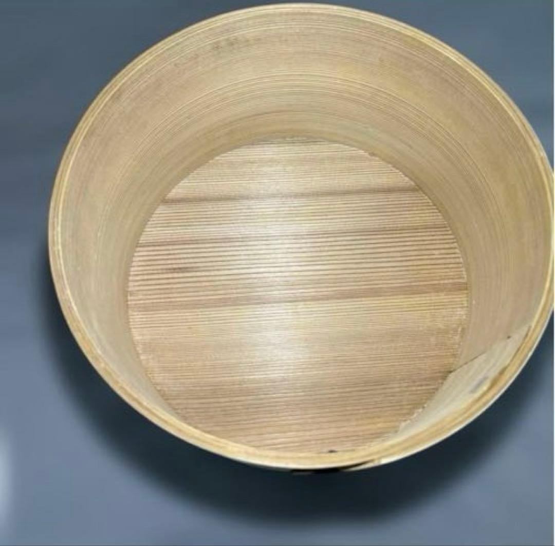 木製 円形　曲げわっぱ 蓋付き　木製　20cm
