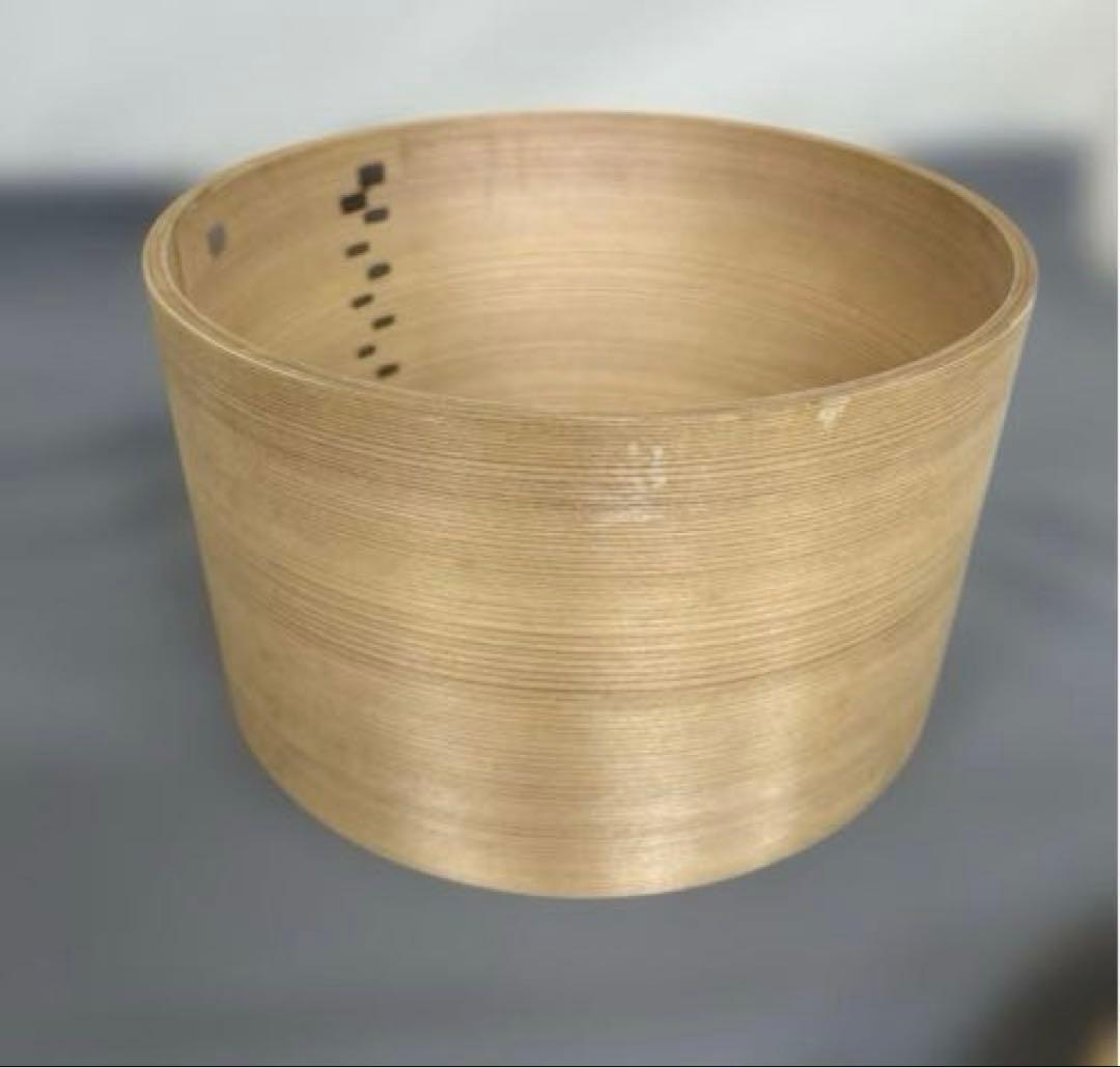木製 円形　曲げわっぱ 蓋付き　木製　20cm