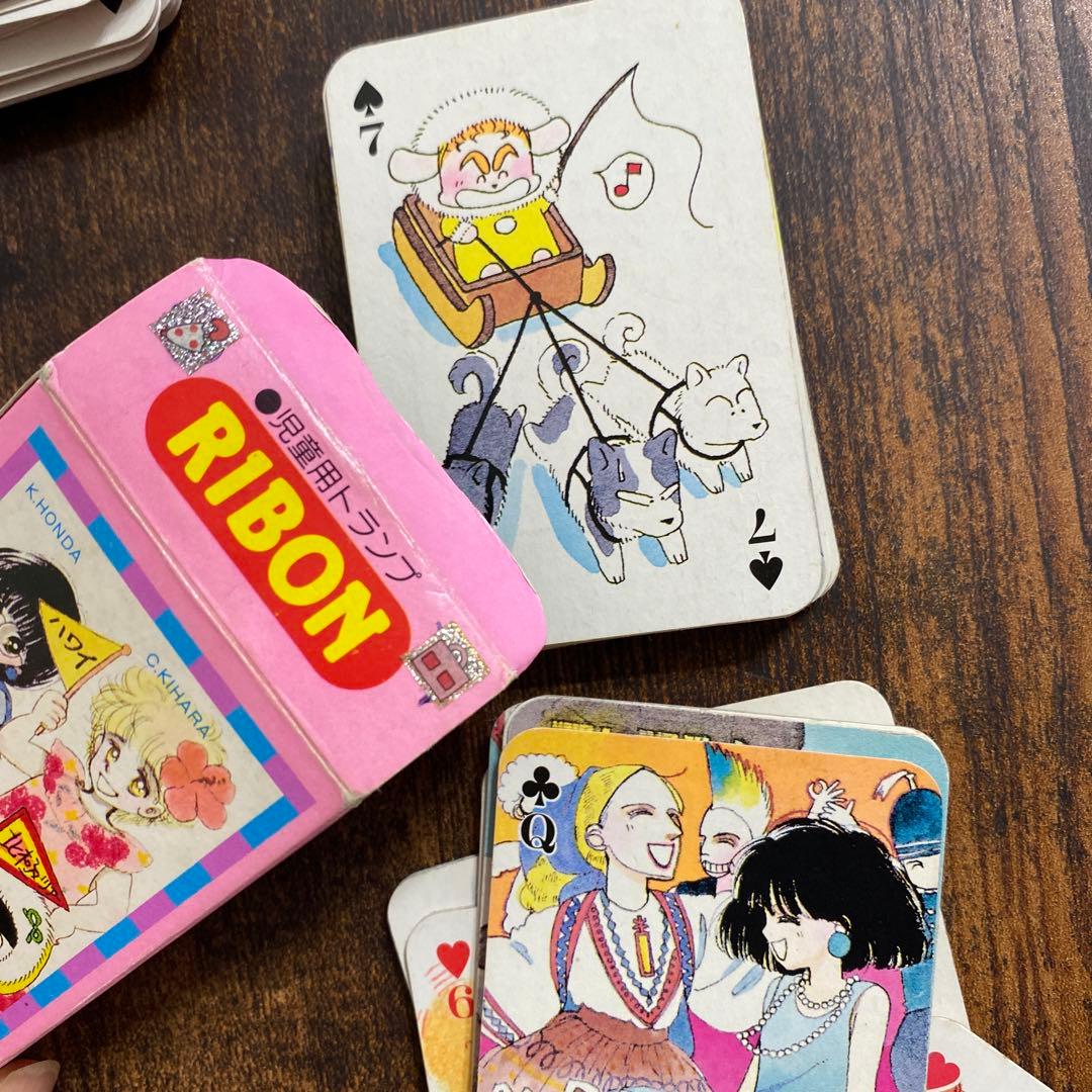 1980年代少女漫画りぼん付録トランプ ファンシーときめきトゥナイト星の夜月の朝