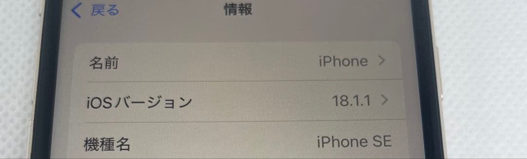 iPhone SE 第3世代　64GB SIMフリーホワイト　綺麗