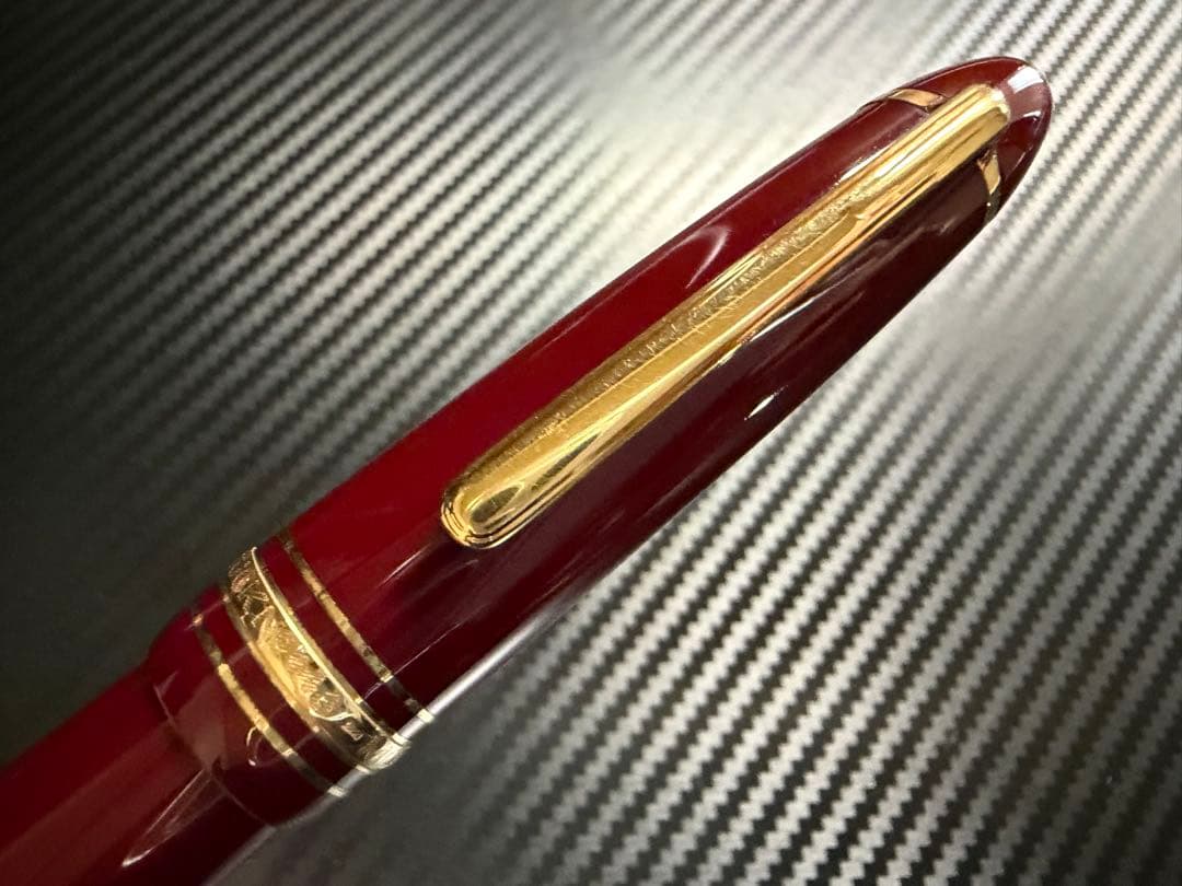 未使用に近い モンブラン マイスターシュテュック 146 万年筆 ボルドー F