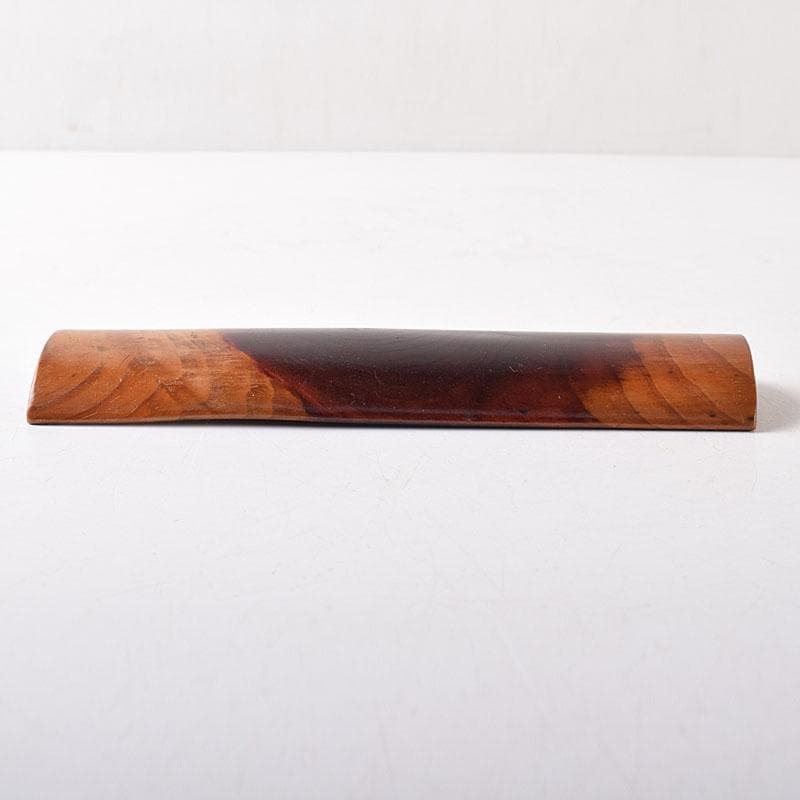 煎茶道具　松月流　渡辺宗敬作　老松茶合　共箱　C　R8279