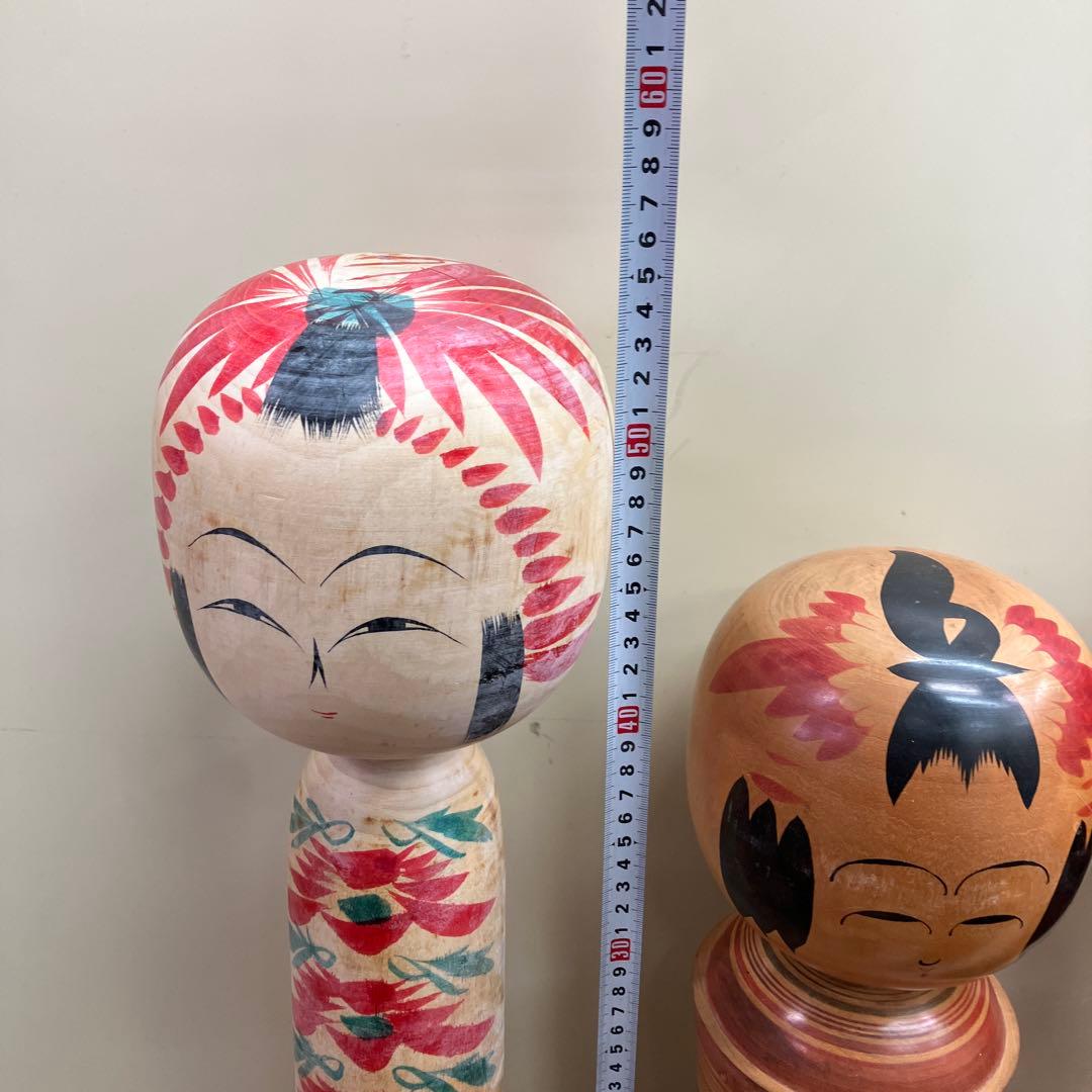 2F 伝統こけし 7点セット 作家物 署名あり 木製 郷土玩具 インテリア