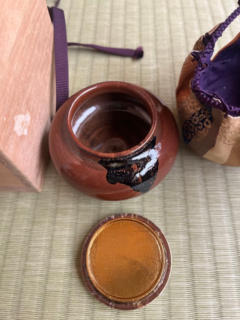 茶道具 大海の茶入