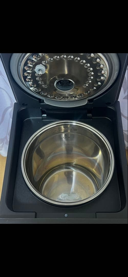 YAMAZENスチーム式加湿器ブラック