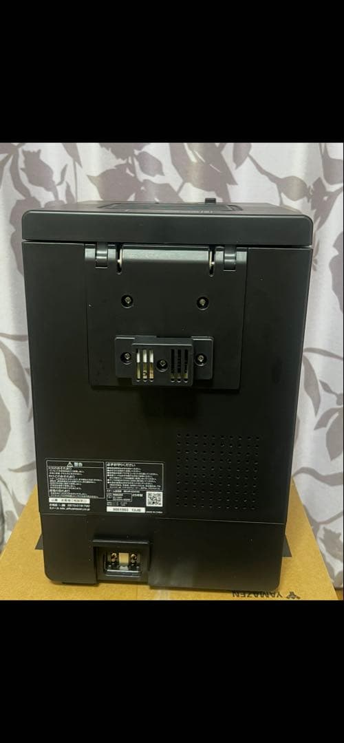 YAMAZENスチーム式加湿器ブラック