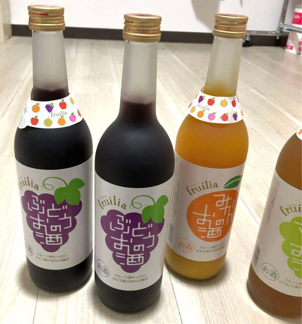 中埜酒造 フルリア みかん ぶどう マスカット 7本 リキュール 720ml