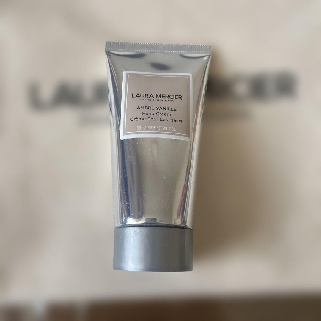 LAURAMERCIERローラメルシエハンドクリームアンバーバニラ特製ポーチ