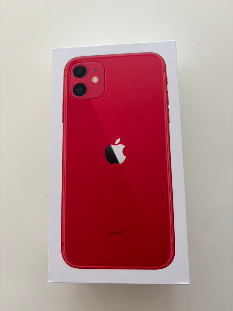 Apple iPhone 11 本体と付属品と箱付き キズ無し美品　レッド