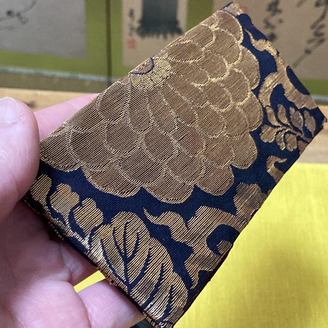 金蒔絵　橋本春路造　棗　茶入　本漆器　草花文図　金彩華紋懐紙入れ　輪島塗　美術品