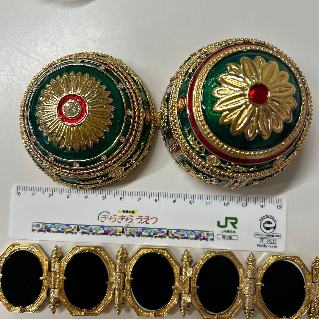 新品❣️高価美術品　インペリアル　イースターエッグ　ファベルジェの卵　ナポレオン