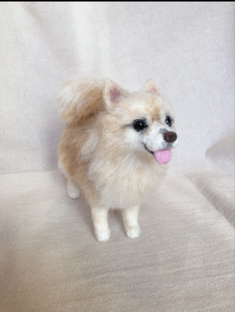 羊毛フェルト 犬 オーダー ペットロス 愛犬 そっくり Мサイズ